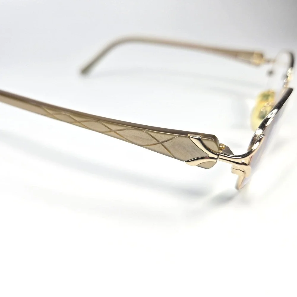 Zyloware Sophia Loren Eyeglasses‎ M169 Gold Tan Oval Metal Frames 50-17-140